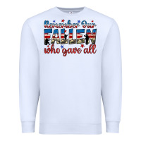 White remember our fallen who gave all Premium Sweatshirt - JahusDesignShop