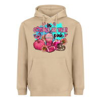 Mushroom in october we wear pink american football Heavyweight Hoodie - AdoDesignShop