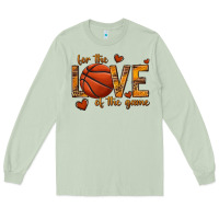 Matcha for the love of the game basketball Long Sleeve Tee - texasbilliewilder