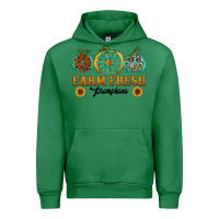Emerald Orange glitter pumpkin Urban Hoodie - NancyCooperArtShop