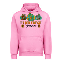 Fuchsia Pink Orange glitter pumpkin Urban Hoodie - NancyCooperArtShop