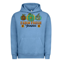 Pigment Pebble Blue Orange glitter pumpkin Urban Hoodie - NancyCooperArtShop