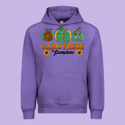 Orange Glitter Pumpkin Urban Hoodie Designed By Nancycooperartshop