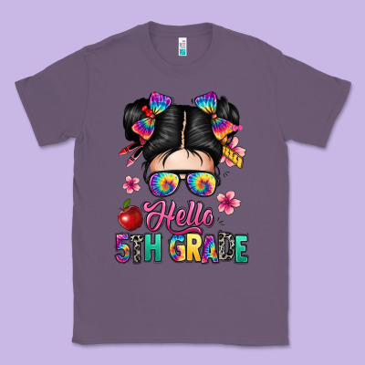 Hello Fifth Grade Classic Tee Designed By Texasbilliewilder