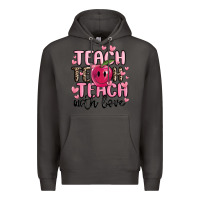 Smoke teach teach teach with love Premium Hoodie - MaliasSmallBusiness