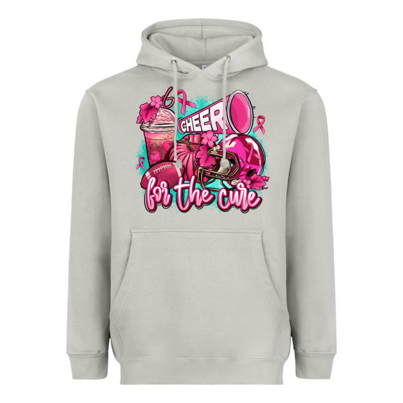 Cheer For The Cure Heavyweight Hoodie by AdoDesignShop | Teevron
