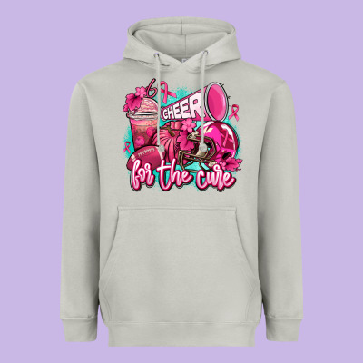 Cheer For The Cure Heavyweight Hoodie Designed By Adodesignshop