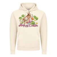 Vintage Artic easter bunny with carrots and daisy Vintage Hoodie - AdoDesignShop
