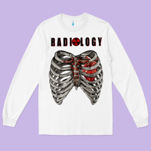 Radiology Long Sleeve Tee Designed By Ranaportraitstore