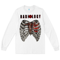 White Radiology Long Sleeve Tee - RanaPortraitStore