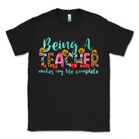 Black being a teacher makes my life complete Classic Tee - Zillion Design Studio
