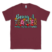 Burgundy being a teacher makes my life complete Classic Tee - Zillion Design Studio