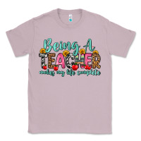 Lilac being a teacher makes my life complete Classic Tee - Zillion Design Studio