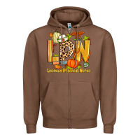 Chestnut fall lpn licensed practical nurse Zipper Hoodie - Zillion Design Studio