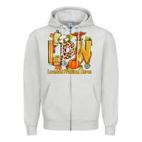 Dove Grey fall lpn licensed practical nurse Zipper Hoodie - Zillion Design Studio