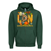 Sports Green fall lpn licensed practical nurse Zipper Hoodie - Zillion Design Studio