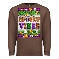 Chestnut Halloween Spooky Vibes Premium Sweatshirt - Artiststas