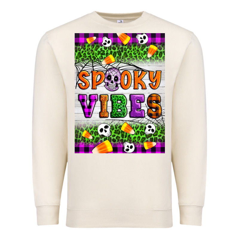 Halloween Spooky Vibes Premium Sweatshirt by Artiststas | Teevron