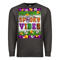 Smoke Halloween Spooky Vibes Premium Sweatshirt - Artiststas