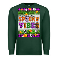 Sports Green Halloween Spooky Vibes Premium Sweatshirt - Artiststas