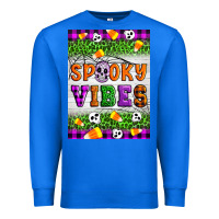 True Royal Halloween Spooky Vibes Premium Sweatshirt - Artiststas