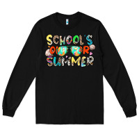 Black school's out for summer Long Sleeve Tee - Zillion Design Studio