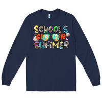 Navy school's out for summer Long Sleeve Tee - Zillion Design Studio