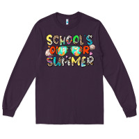 Plum school's out for summer Long Sleeve Tee - Zillion Design Studio