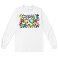 White school's out for summer Long Sleeve Tee - Zillion Design Studio