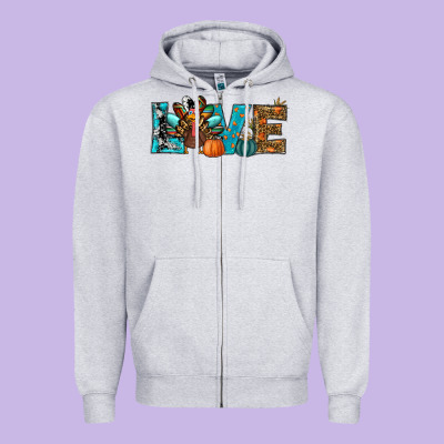 Love Thanksgivings Turkey Zipper Hoodie Designed By Ranaportraitstore