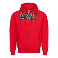 Red love thanksgivings turkey Zipper Hoodie - RanaPortraitStore