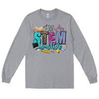 Heather Grey stem teacher Long Sleeve Tee - AdoDesignShop
