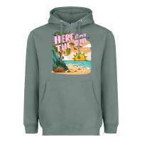 Sage here comes the sun Heavyweight Hoodie - JahusDesignShop
