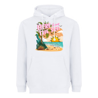 White here comes the sun Heavyweight Hoodie - JahusDesignShop