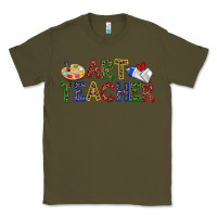 Army Green art teacher Classic Tee - Zillion Design Studio