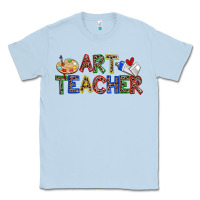 Dusty Blue art teacher Classic Tee - Zillion Design Studio