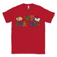 Red art teacher Classic Tee - Zillion Design Studio
