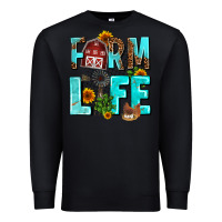 Black farm life Premium Sweatshirt - AdoDesignShop