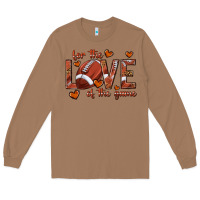 Toasted Coconut for the love of the game football Long Sleeve Tee - texasbilliewilder