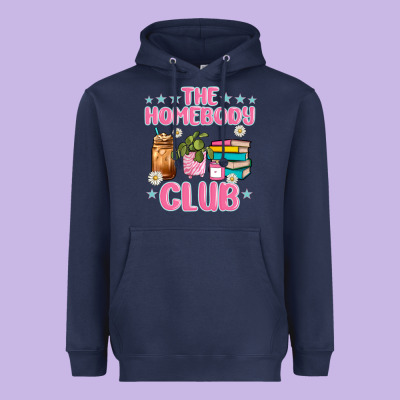 The Homebody Club Heavyweight Hoodie Designed By Jahusdesignshop