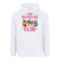 White the homebody club Heavyweight Hoodie - JahusDesignShop
