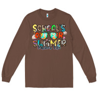Chestnut school's out for summer teacher life Long Sleeve Tee - Zillion Design Studio