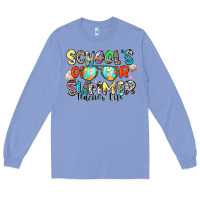 Colony Blue school's out for summer teacher life Long Sleeve Tee - Zillion Design Studio