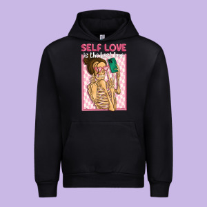 Self Love Is The Best Love Urban Hoodie Designed By Maliassmallbusiness