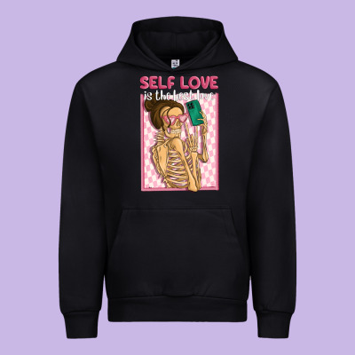 Self Love Is The Best Love Urban Hoodie Designed By Maliassmallbusiness