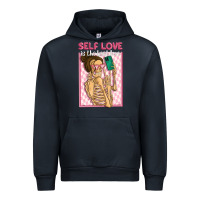 Navy self love is the best love Urban Hoodie - MaliasSmallBusiness
