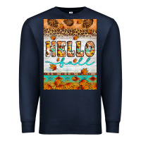 Navy Hello fall Premium Sweatshirt - Artiststas
