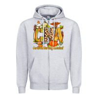 Heather Grey fall cna certified nursing assistant Zipper Hoodie - Zillion Design Studio