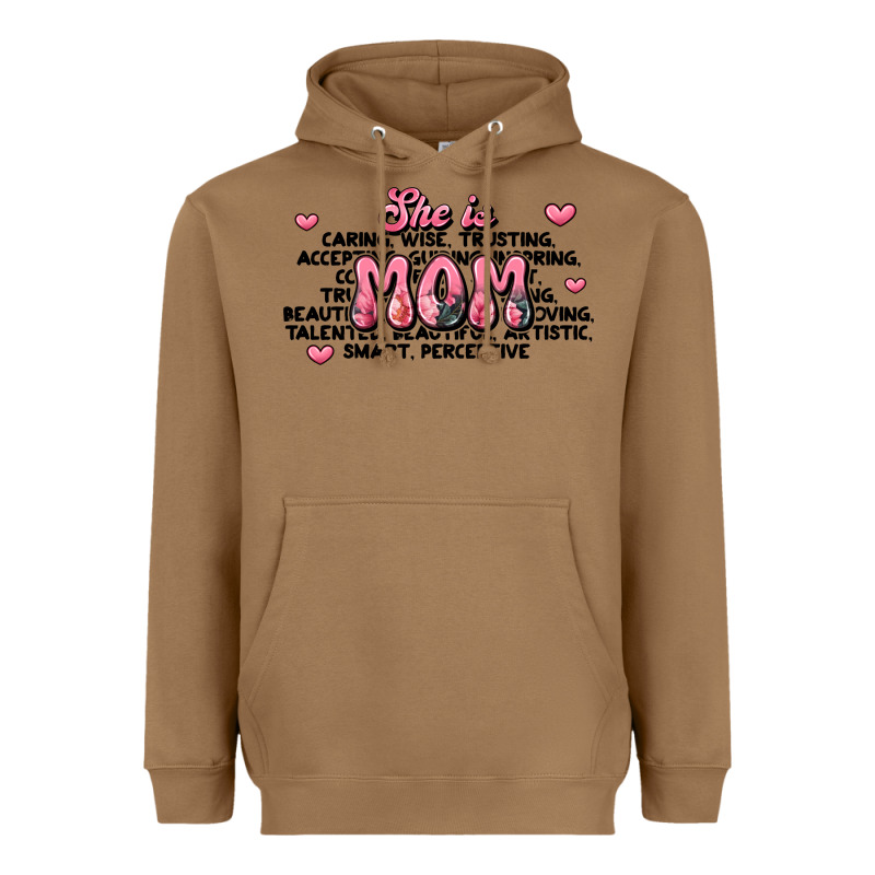 She Is Mom Compliment Words Heavyweight Hoodie by JahusDesignShop | Teevron