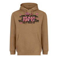 Toasted Coconut she is mom compliment words Heavyweight Hoodie - JahusDesignShop